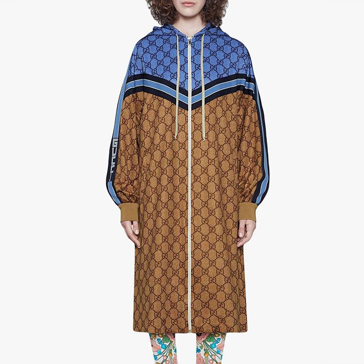 Gucci Gucci GG Monogram Colorblock Hooded Jacket XS Size XS / US 0-2 / IT 36-38 - 7 Thumbnail