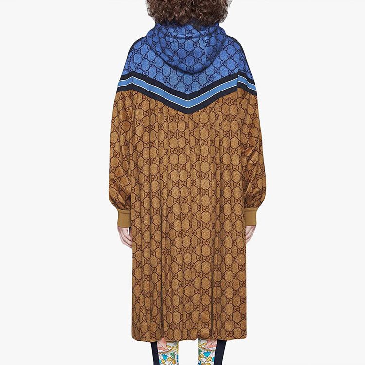Gucci Gucci GG Monogram Colorblock Hooded Jacket XS Size XS / US 0-2 / IT 36-38 - 8 Thumbnail