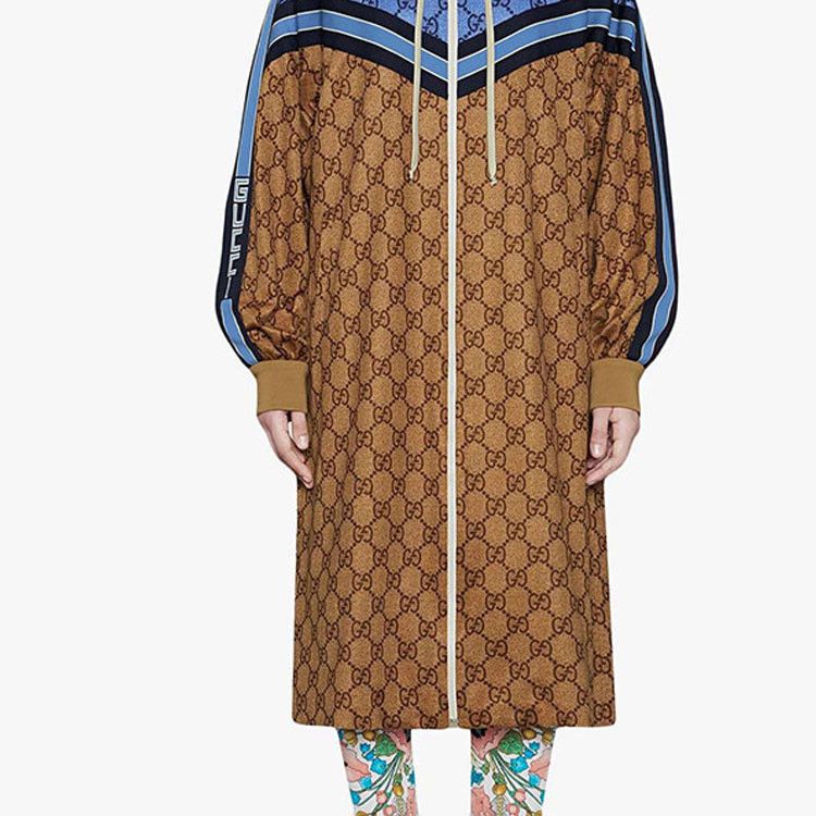 Gucci Gucci GG Monogram Colorblock Hooded Jacket XS Size XS / US 0-2 / IT 36-38 - 9 Thumbnail