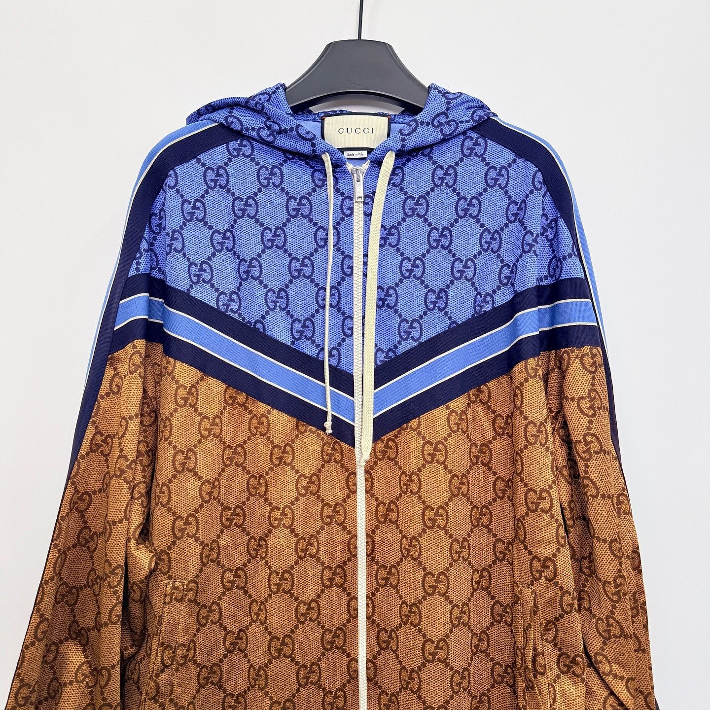Gucci Gucci GG Monogram Colorblock Hooded Jacket XS Size XS / US 0-2 / IT 36-38 - 6 Thumbnail