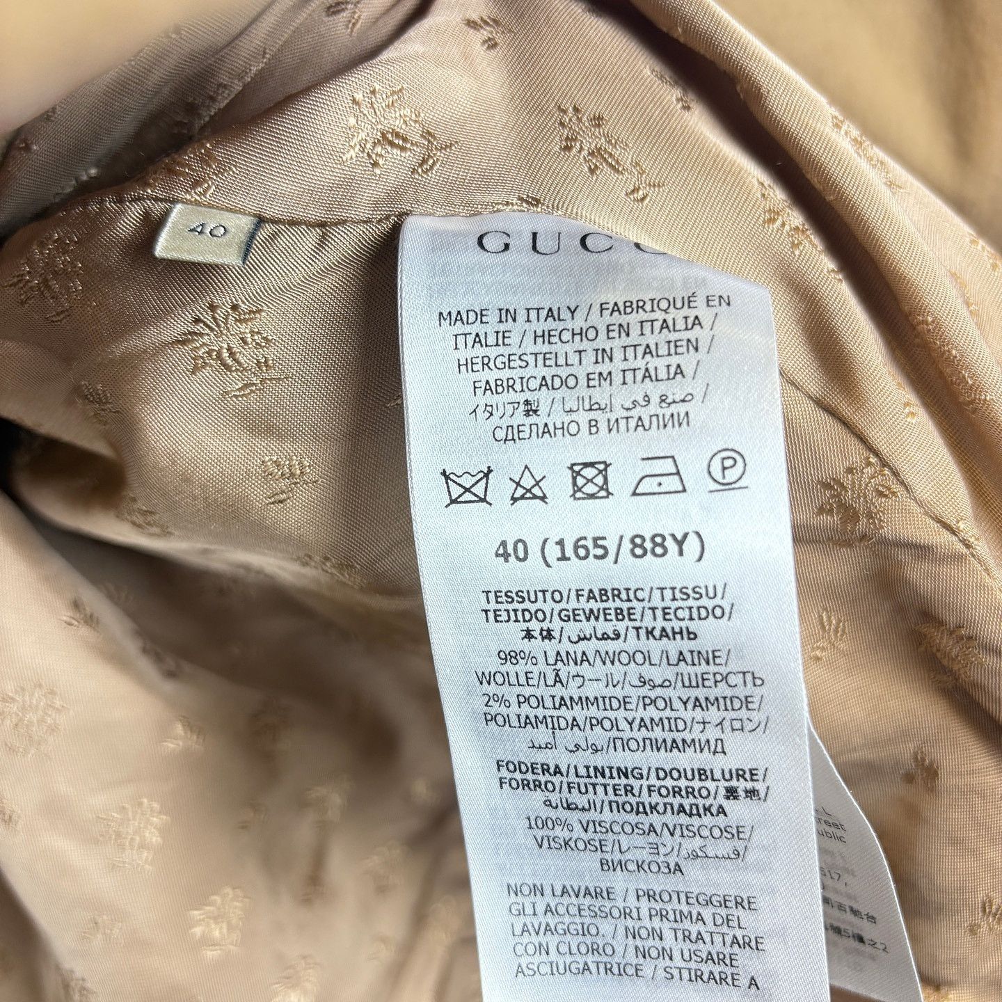 Gucci Gucci Wool Single Breasted Coat Size 40 Size S / US 4 / IT 40 - 4 Thumbnail