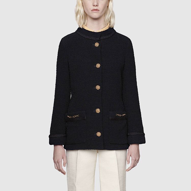 Gucci Gucci Tweed Button-Up Blazer Size 40 Size S / US 4 / IT 40 - 8 Thumbnail