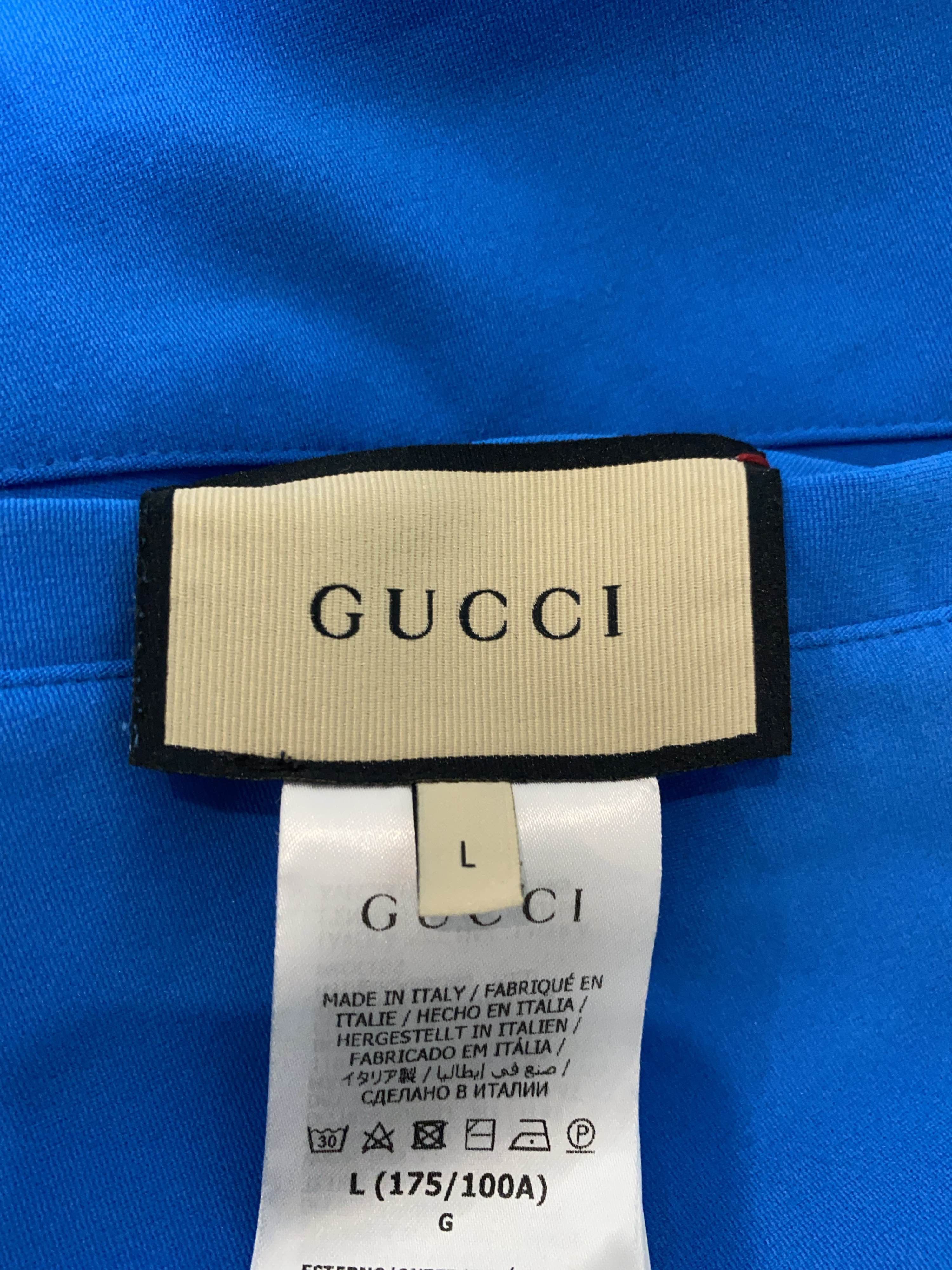 Gucci Gucci Logo Patch Zip-Up Jacket Size L Size US L / EU 52-54 / 3 - 3 Thumbnail