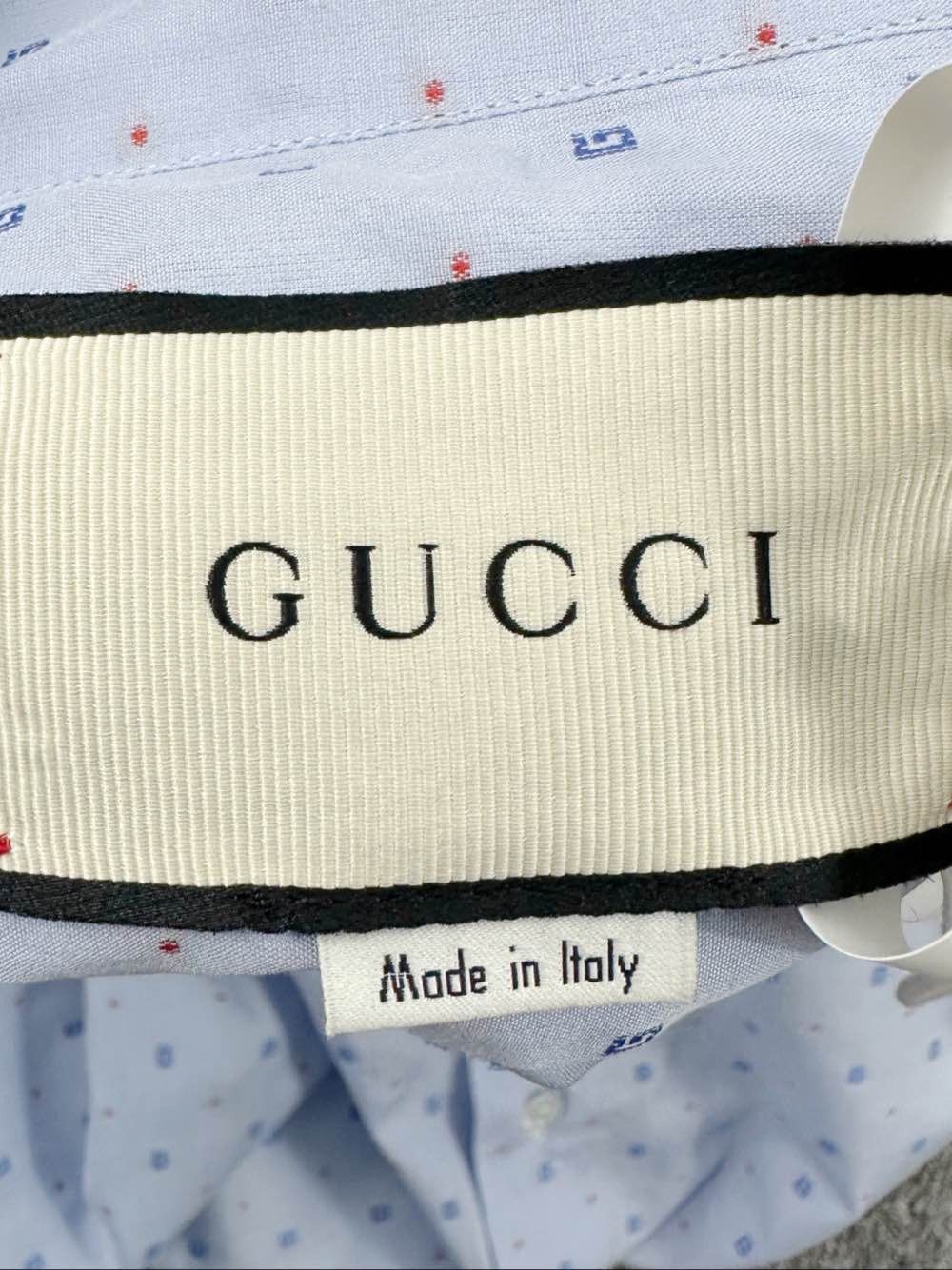 Gucci Gucci G Dot Pattern Button Up Shirt US L Size US L / EU 52-54 / 3 - 3 Thumbnail