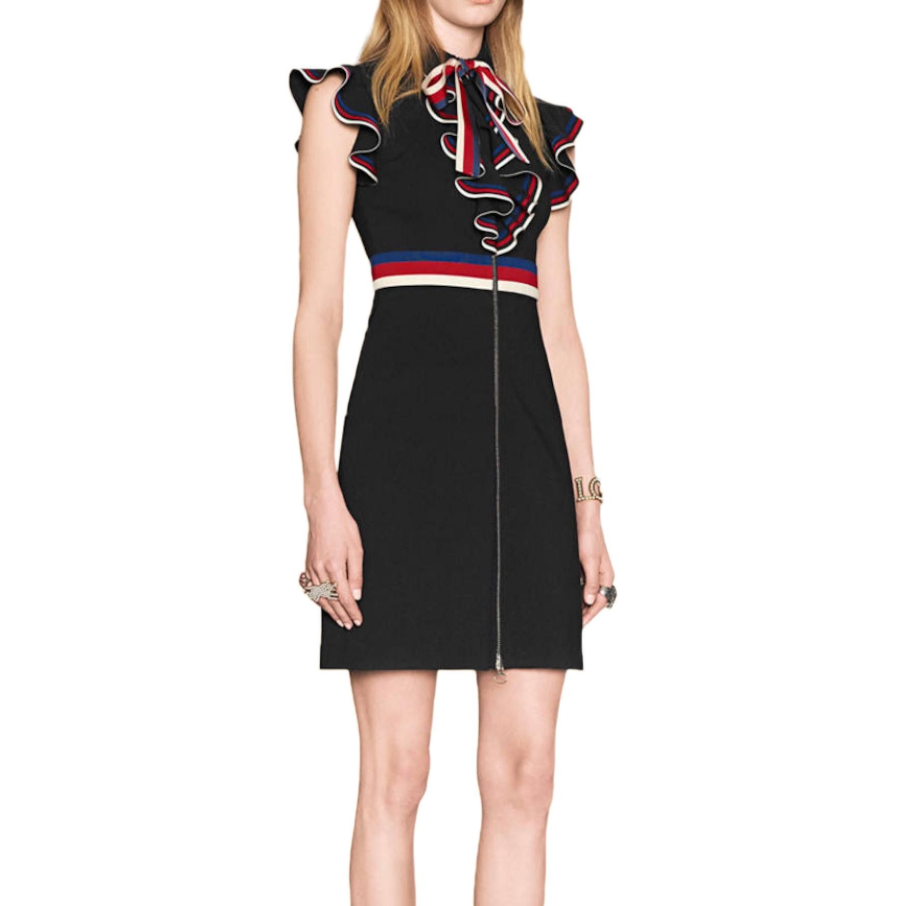 Gucci Gucci Striped Zip Mini Dress Size S Size S / US 4 / IT 40 - 9 Thumbnail