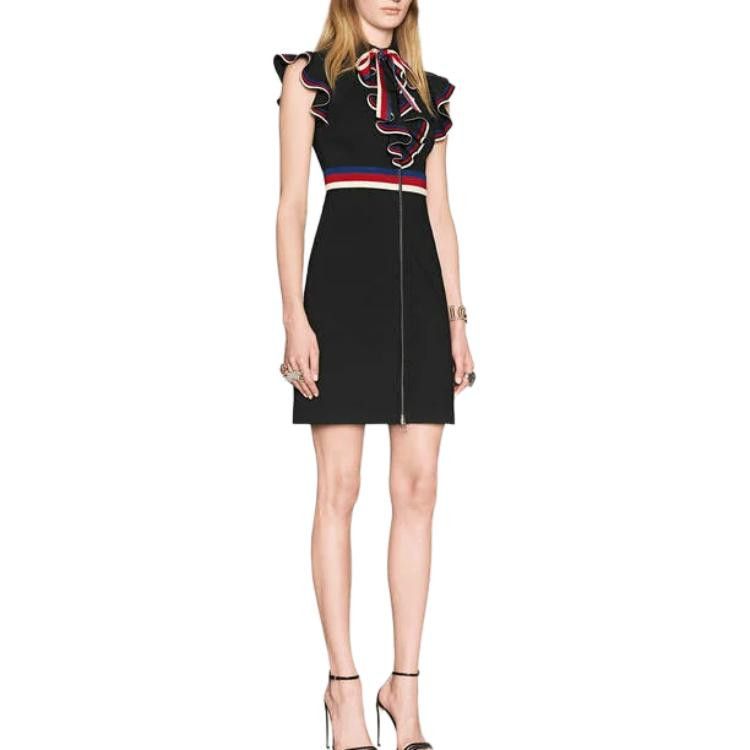 Gucci Gucci Striped Zip Mini Dress Size S Size S / US 4 / IT 40 - 10 Thumbnail