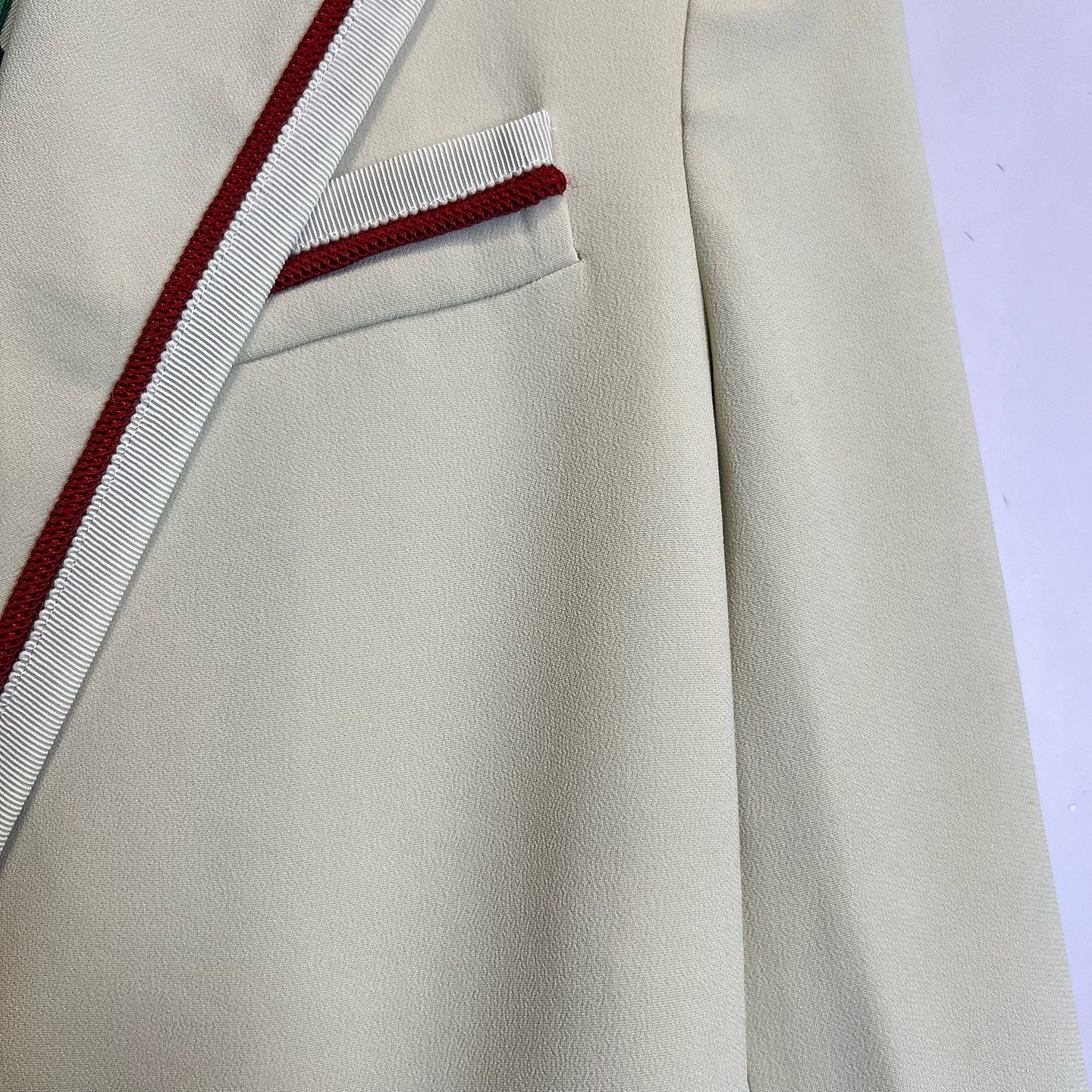 Gucci Gucci Contrast Trim Blazer Size 36 Size XS / US 0-2 / IT 36-38 - 5 Thumbnail