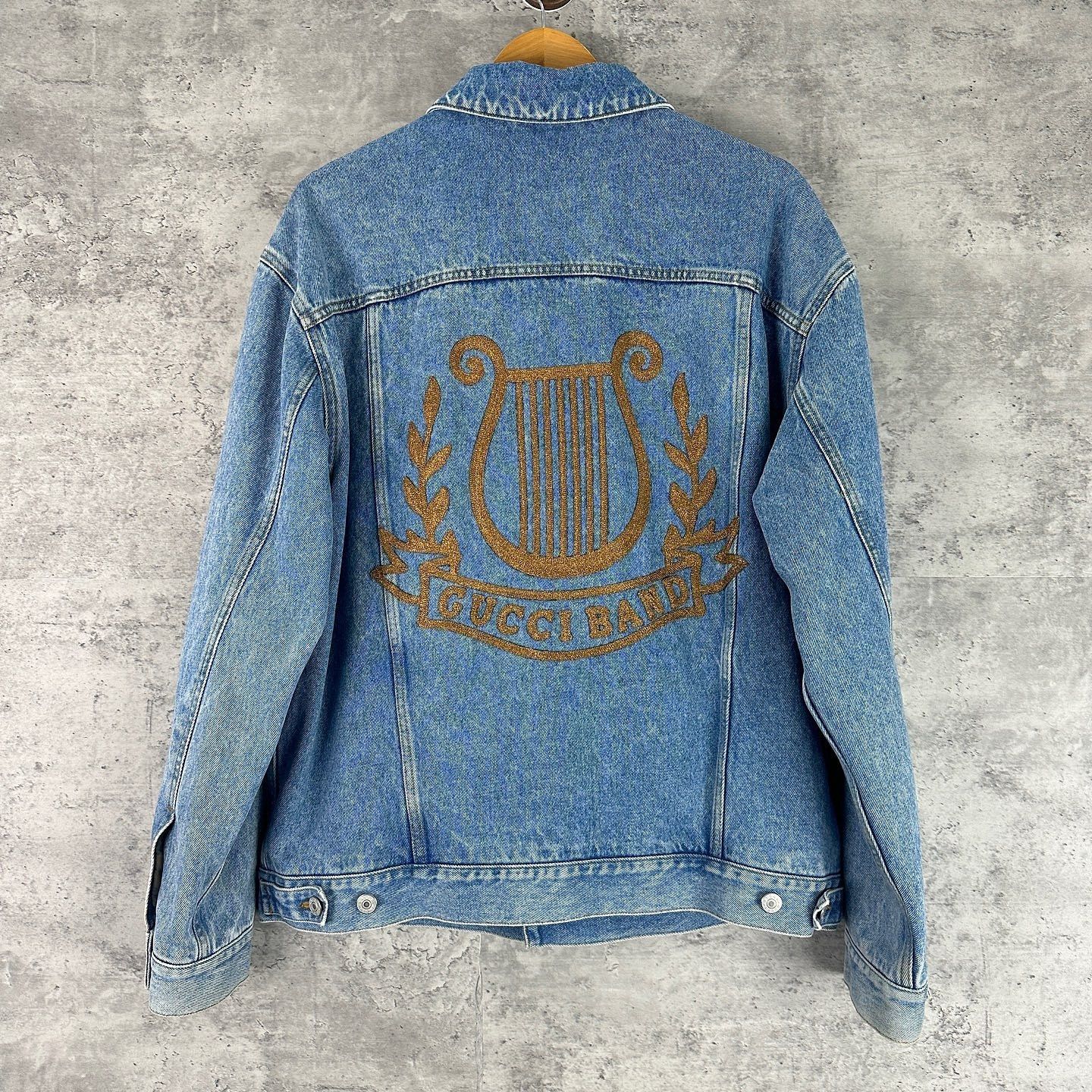 Gucci Gucci Band Embroidery Denim Jacket Size M Size US M / EU 48-50 / 2 - 2 Thumbnail