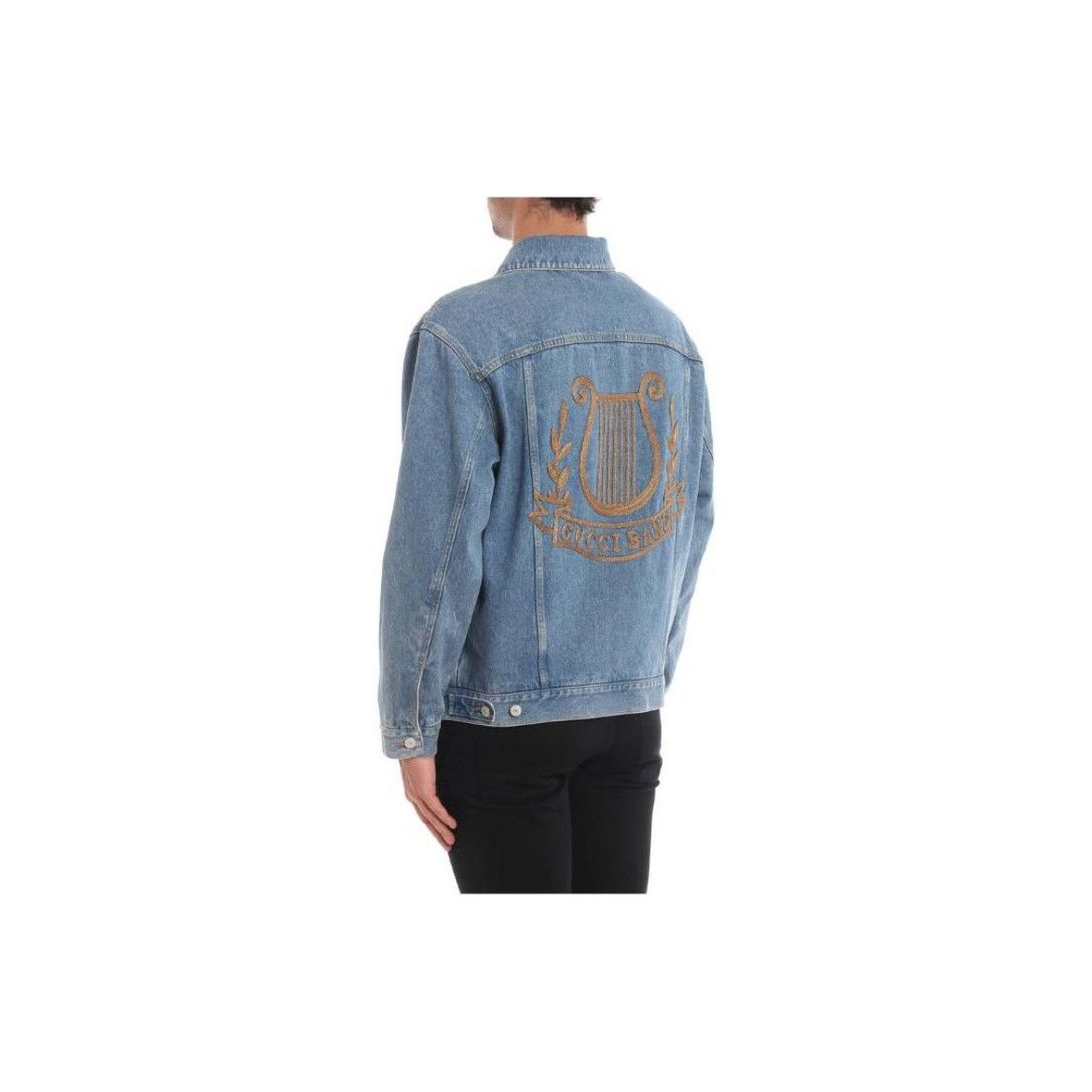 Gucci Gucci Band Embroidery Denim Jacket Size M Size US M / EU 48-50 / 2 - 10 Thumbnail