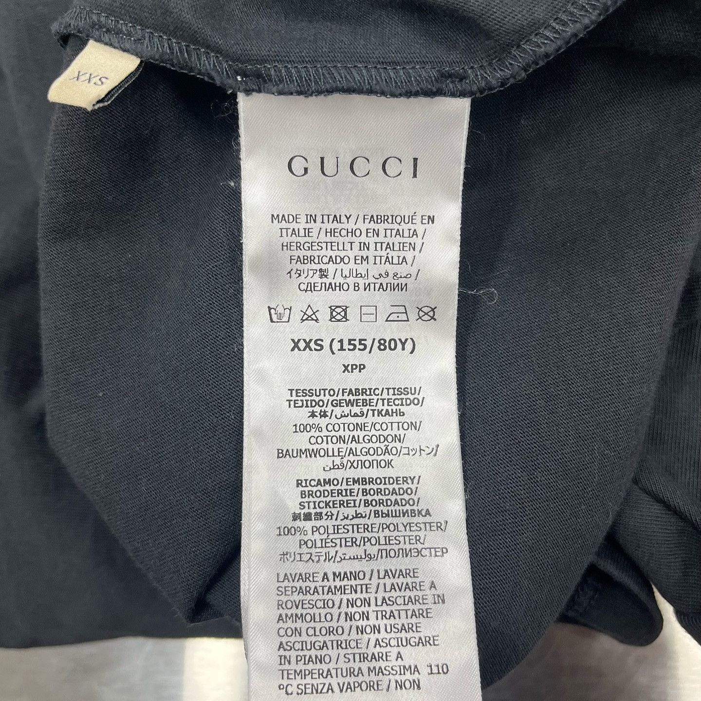 Gucci Gucci Lovers Pleasure Club Graphic T-Shirt XXS Size XXS / US 00 / IT 34 - 4 Thumbnail