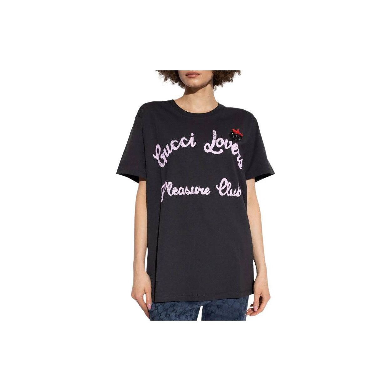 Gucci Gucci Lovers Pleasure Club Graphic T-Shirt XXS Size XXS / US 00 / IT 34 - 6 Thumbnail