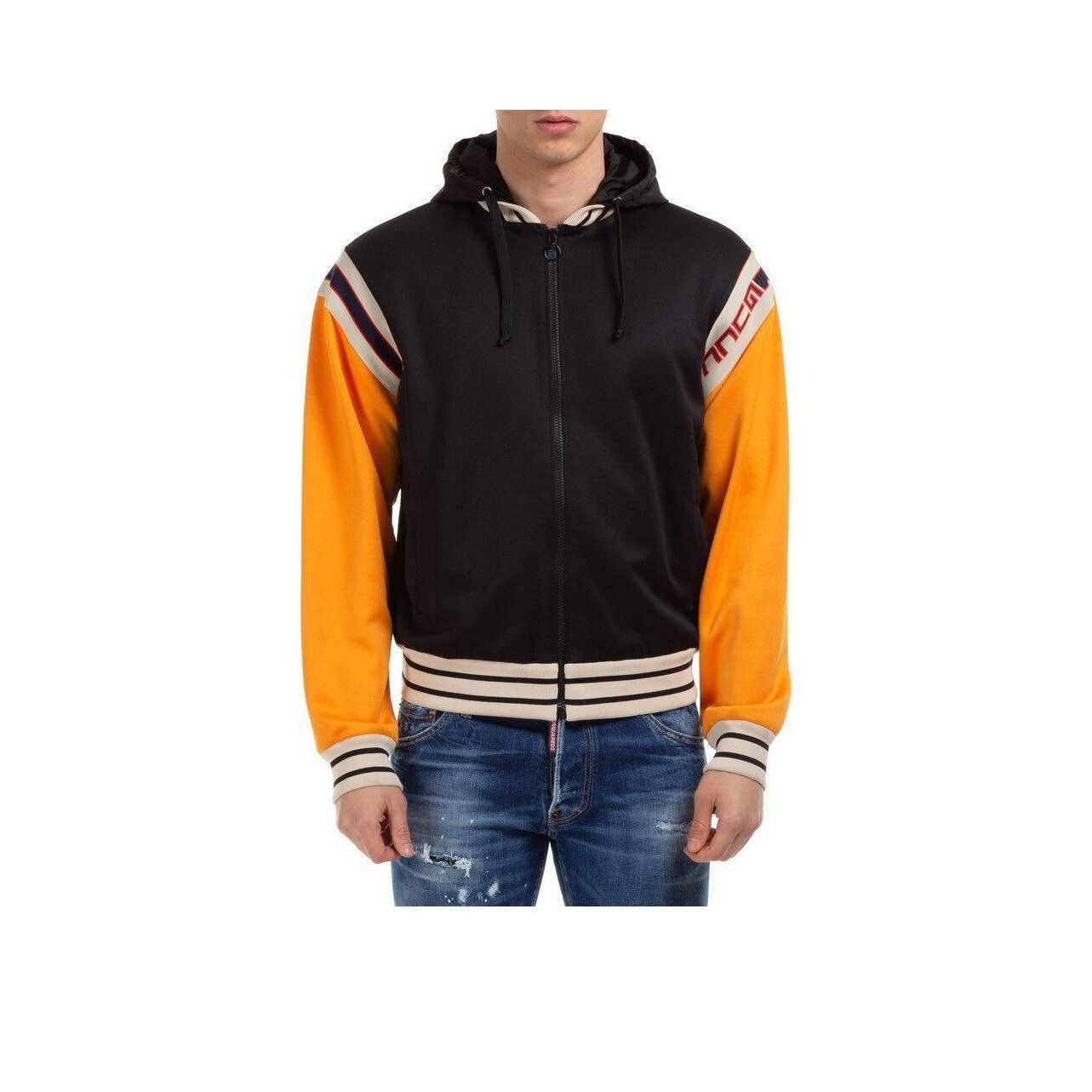 Gucci Gucci Striped Letter Logo Bomber Jacket Size S Size US S / EU 44-46 / 1 - 6 Thumbnail