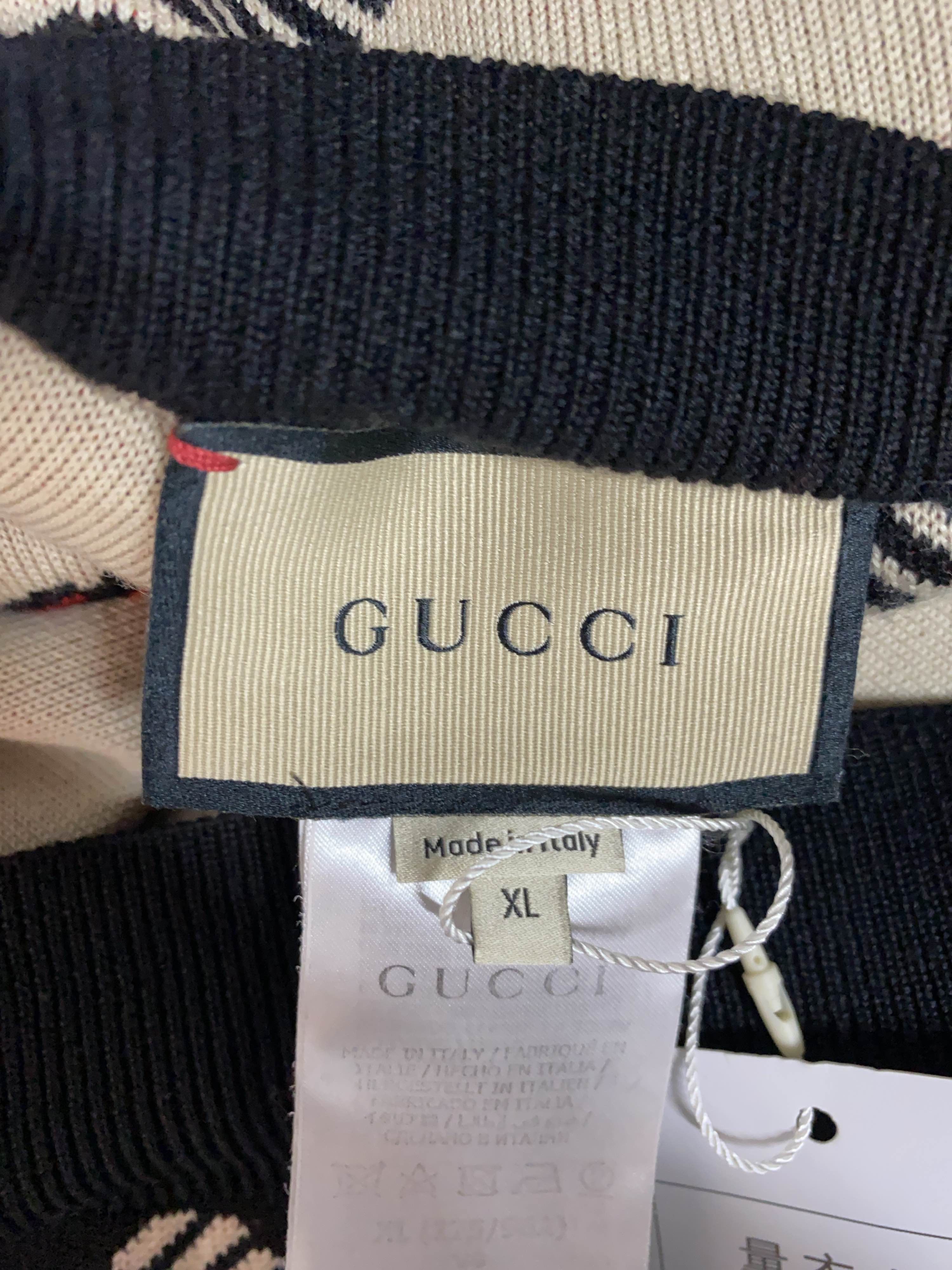 Gucci Gucci Double G Reversible Wool Cardigan XL Size XL / US 12-14 / IT 48-50 - 3 Thumbnail