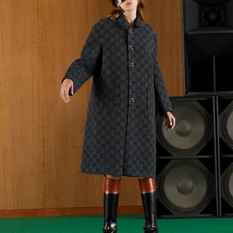 Gucci Gucci Reversible GG Wool Coat Size 34 Size XXS / US 00 / IT 34 - 9 Thumbnail