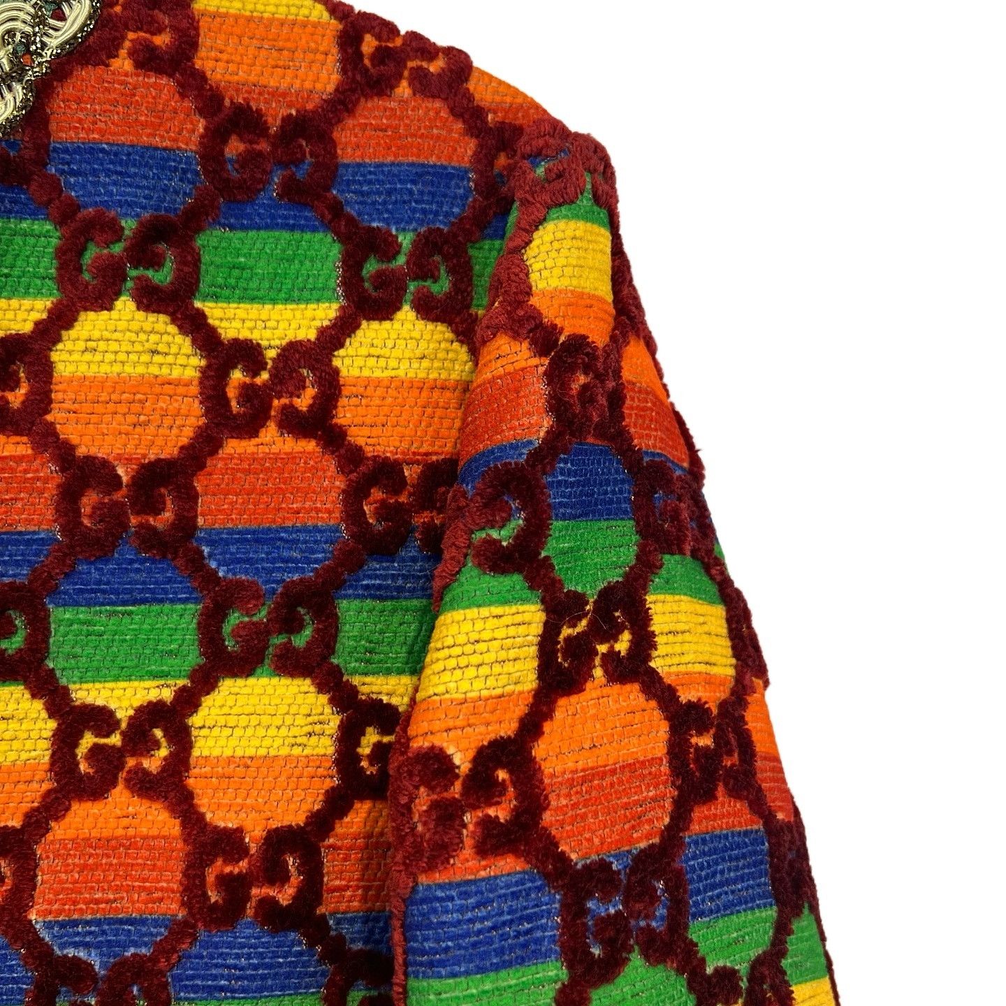 Gucci Gucci Multi GG Rainbow Jacket Size 36 Size XS / US 0-2 / IT 36-38 - 5 Thumbnail