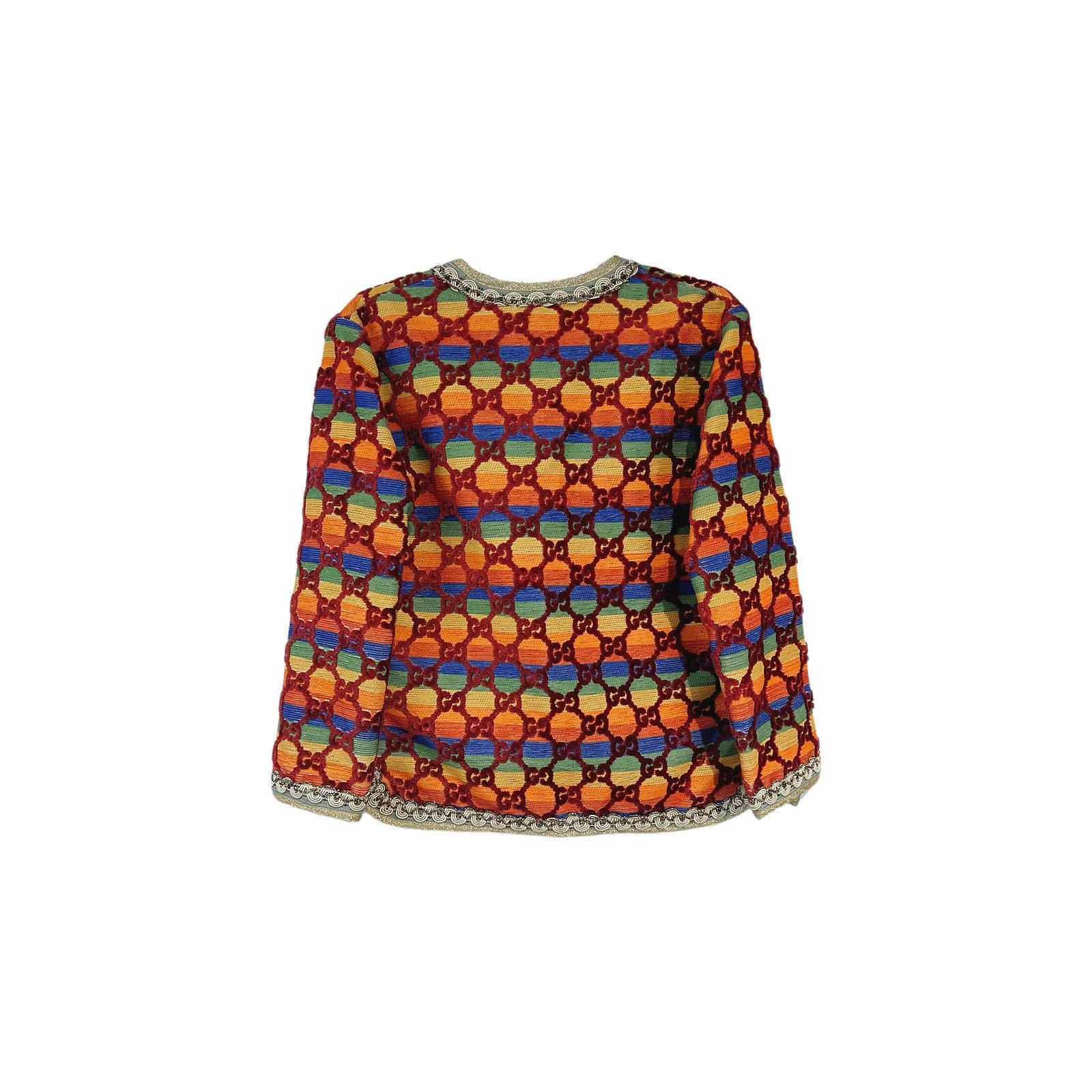 Gucci Gucci Multi GG Rainbow Jacket Size 36 Size XS / US 0-2 / IT 36-38 - 2 Thumbnail