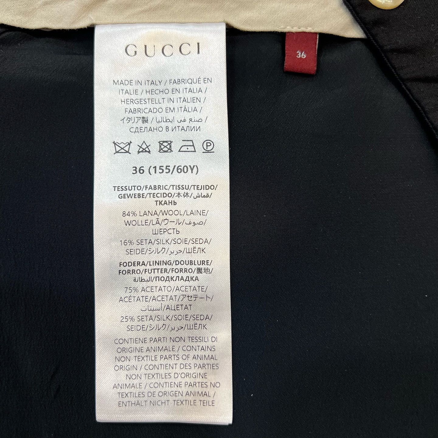 Gucci Gucci Wool Silk Shorts Size 36 Size 25" / US 0 / IT 36 - 4 Thumbnail