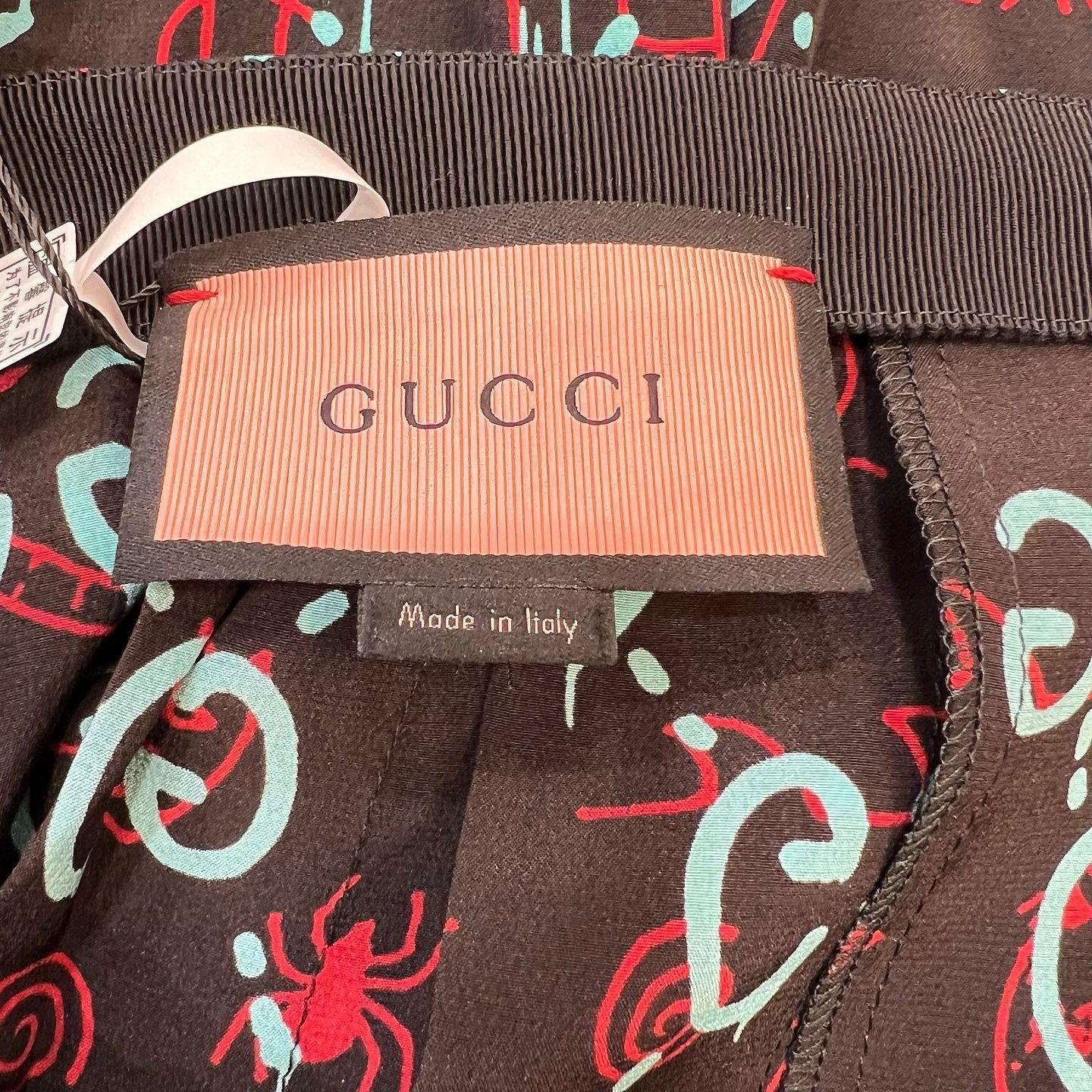 Gucci Gucci Graffiti Logo Graphic Midi Skirt Size 40 Size 27" / US 4 / IT 40 - 3 Thumbnail