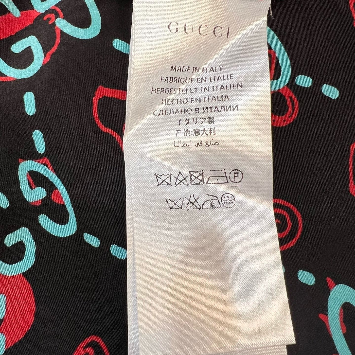 Gucci Gucci Graffiti Logo Graphic Midi Skirt Size 40 Size 27" / US 4 / IT 40 - 4 Thumbnail