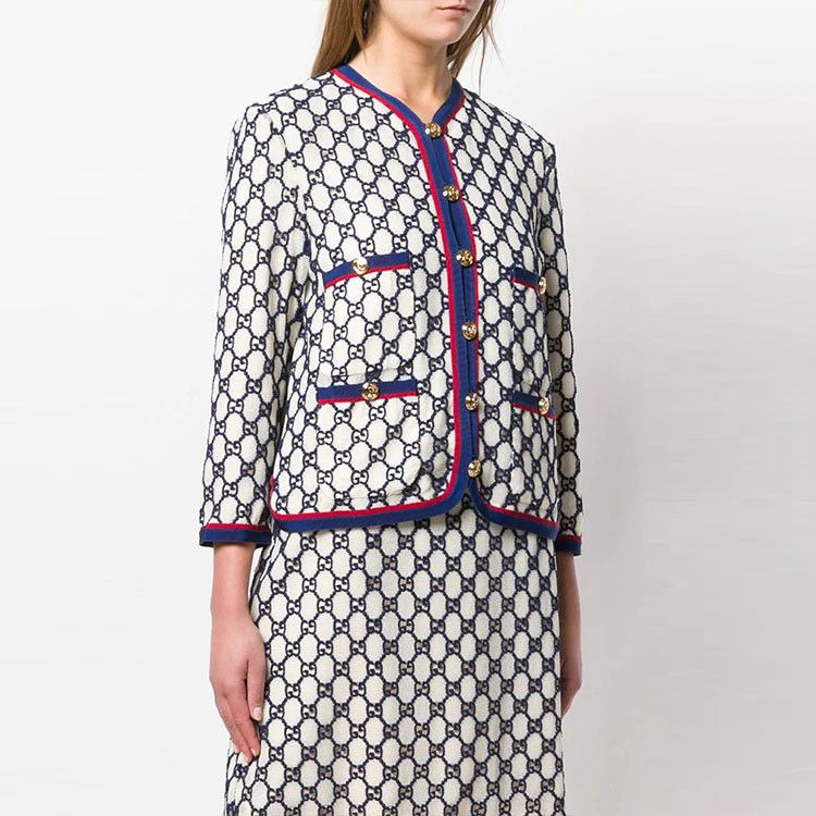 Gucci Gucci GG Monogram Jacquard Jacket Size 38 Size XS / US 0-2 / IT 36-38 - 11 Thumbnail