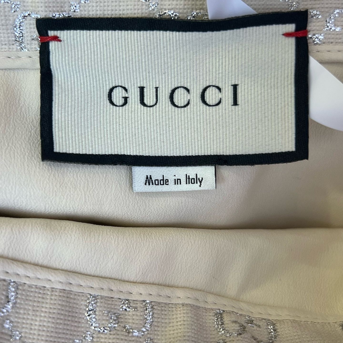 Gucci Gucci GG Logo Wool Silk Mini Skirt IT 38 Size 26" / US 2 / IT 38 - 3 Thumbnail