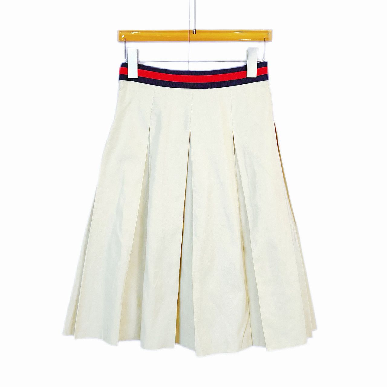 Gucci Gucci Striped Pleated Midi Skirt Size 36 Size 25" / US 0 / IT 36 - 2 Thumbnail