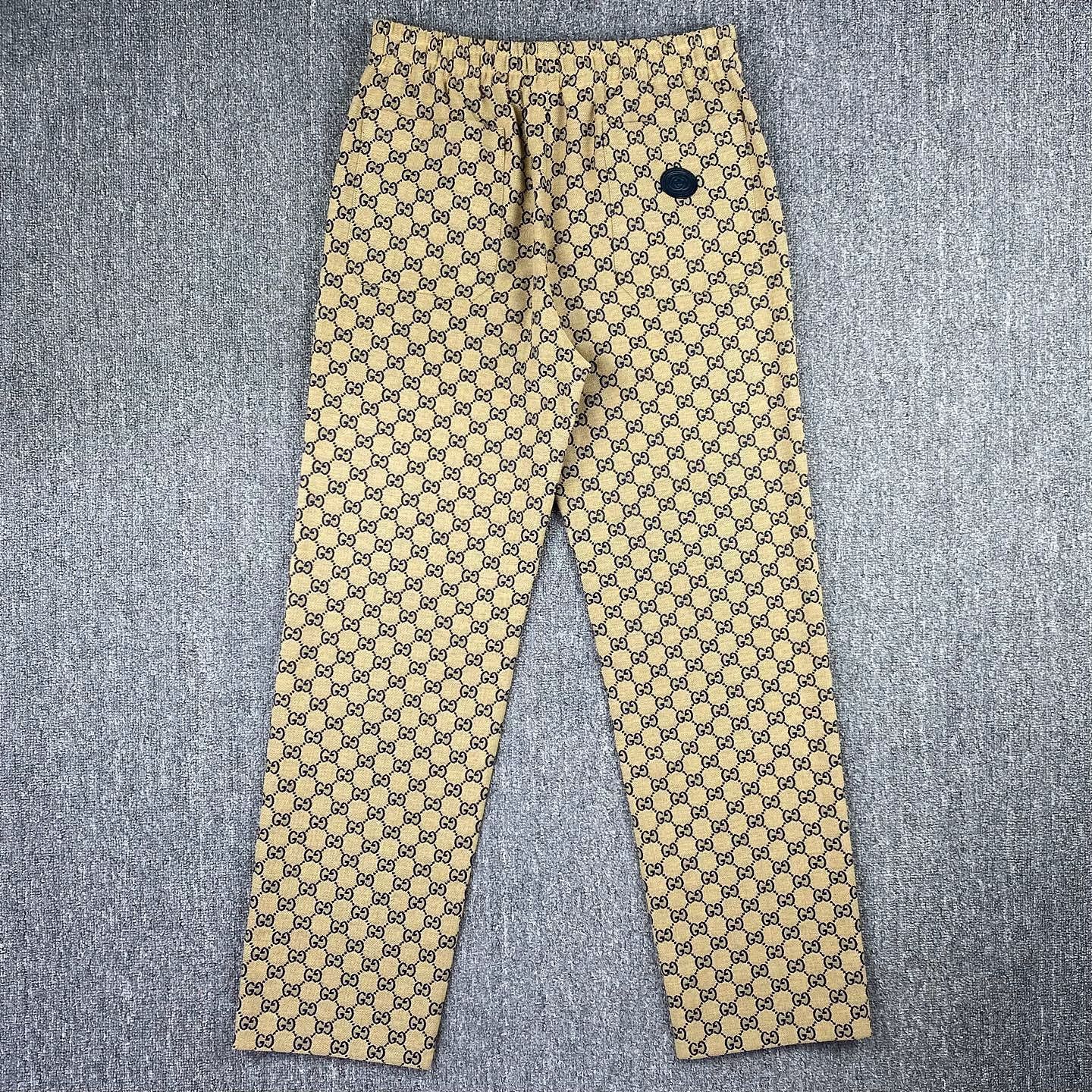 Gucci GUCCI GG Monogram Drawstring Pants Size 28 Size US 28 / EU 44 - 2 Thumbnail