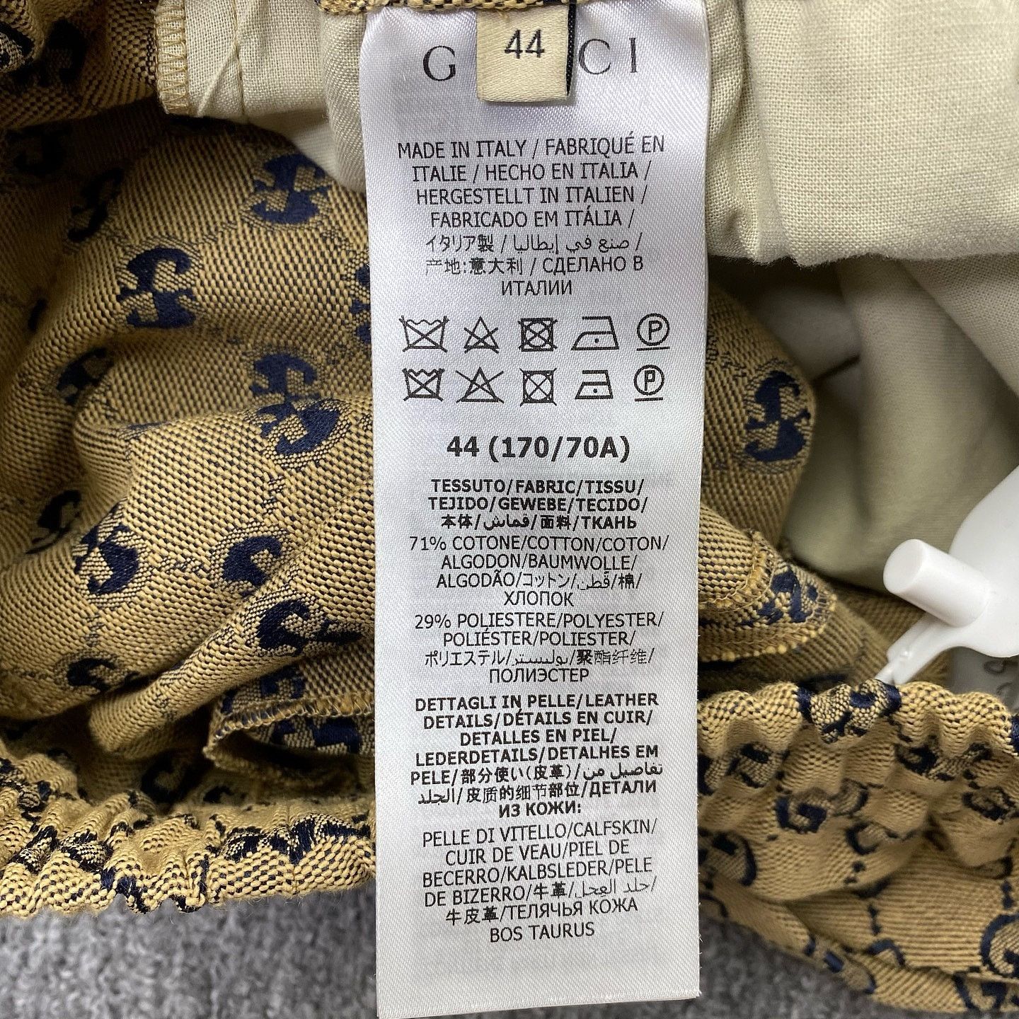 Gucci GUCCI GG Monogram Drawstring Pants Size 28 Size US 28 / EU 44 - 4 Thumbnail