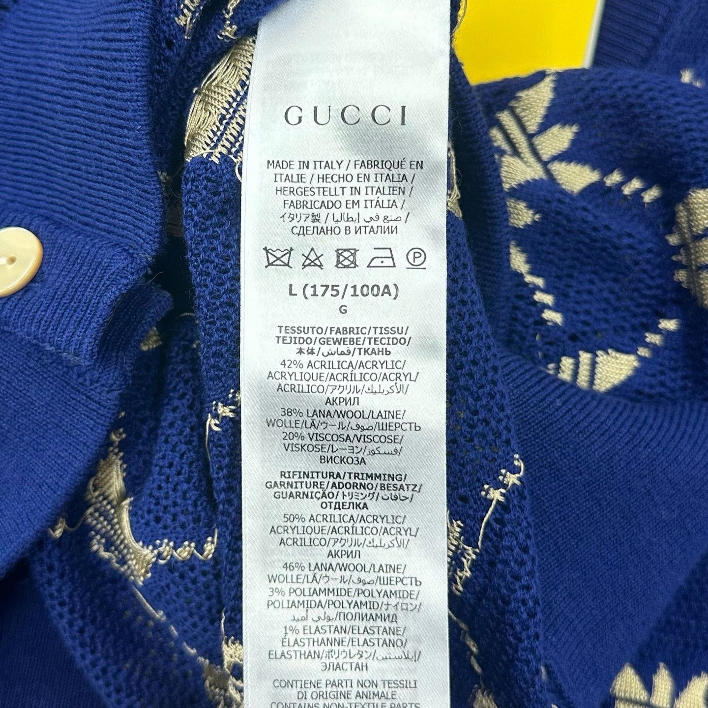 Gucci Gucci x Adidas Logo Cardigan Size L Size US L / EU 52-54 / 3 - 4 Thumbnail