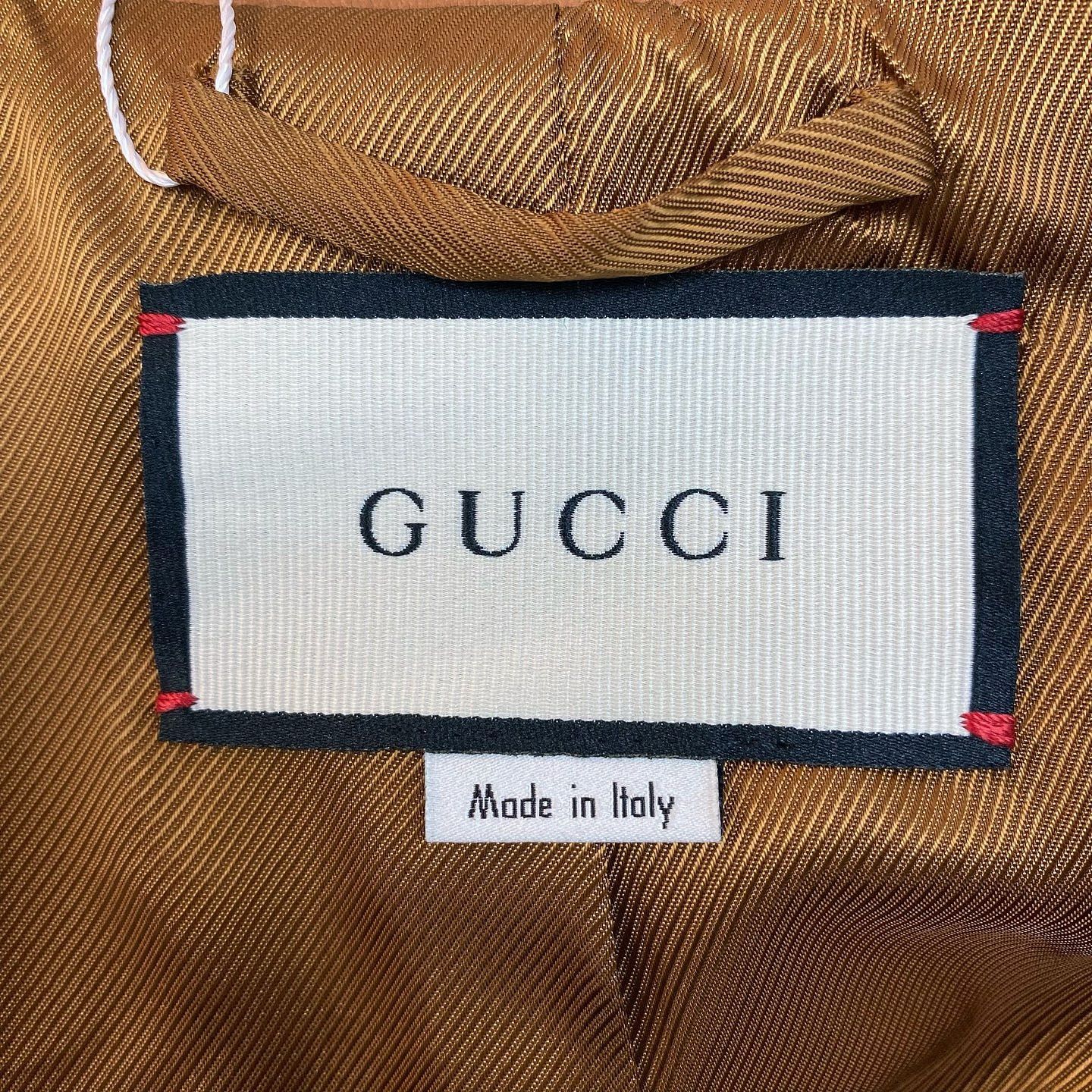 Gucci Gucci GG Supreme Leather Trim Coat Size IT 40 Size S / US 4 / IT 40 - 3 Thumbnail