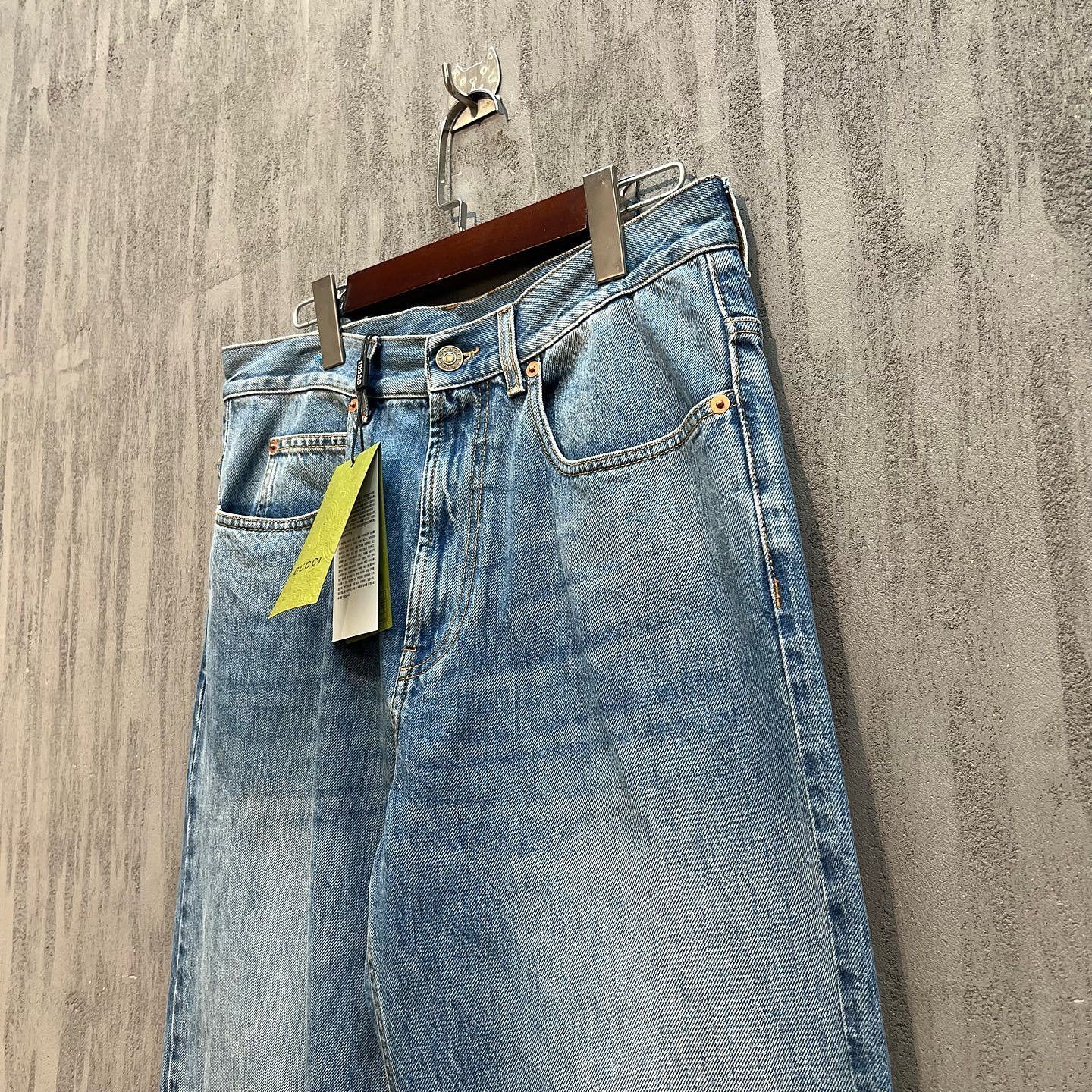 Gucci Gucci Washed Denim Jeans Size 34 Size US 34 / EU 50 - 5 Thumbnail