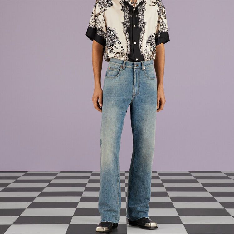 Gucci Gucci Washed Denim Jeans Size 34 Size US 34 / EU 50 - 9 Thumbnail