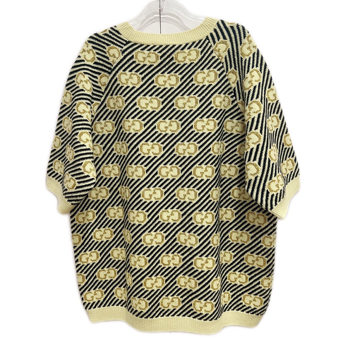 Gucci Gucci GG Stripe Short Sleeve Knit Sweater Size M Size M / US 6-8 / IT 42-44 - 2 Thumbnail