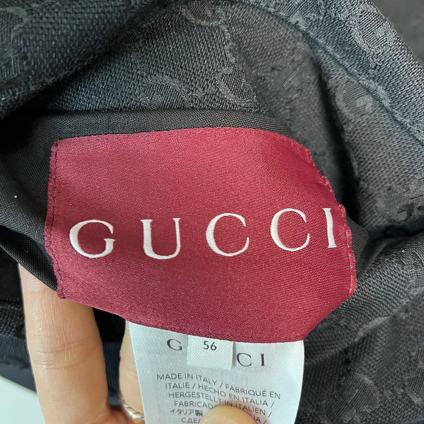 Gucci Gucci GG Canvas Zip Jacket Size 56 Size US XL / EU 56 / 4 - 3 Thumbnail