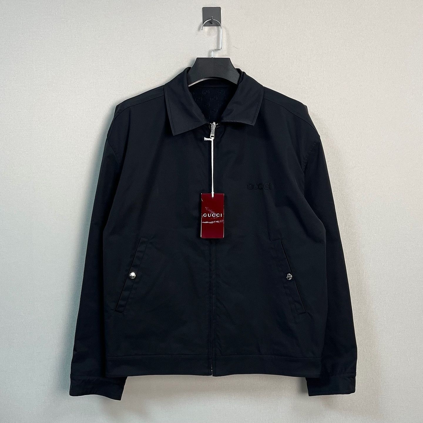 Gucci Gucci GG Canvas Zip Jacket Size 56 Size US XL / EU 56 / 4 - 6 Thumbnail