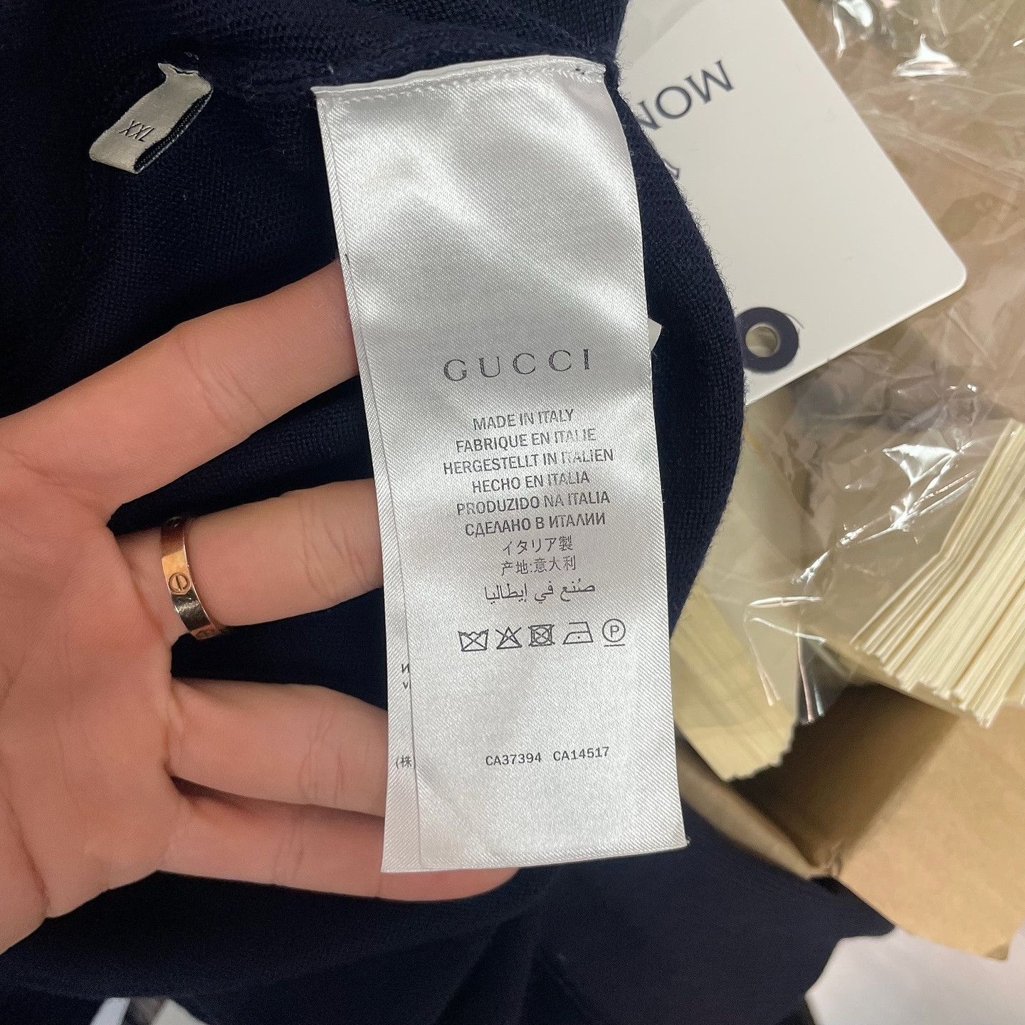 Gucci Gucci Web Trim Cardigan Size XXL Size US XXL / EU 58 / 5 - 4 Thumbnail