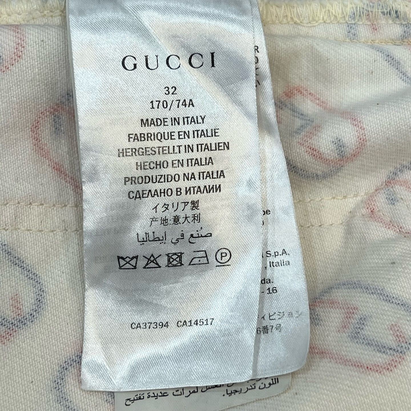 Gucci GUCCI Logo Print Shorts Size 32 Size US 32 / EU 48 - 4 Thumbnail