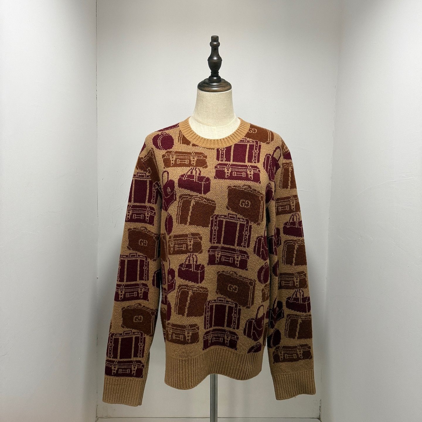 Gucci Gucci Pattern Print Wool Sweater Size M Size M / US 6-8 / IT 42-44 - 5 Thumbnail