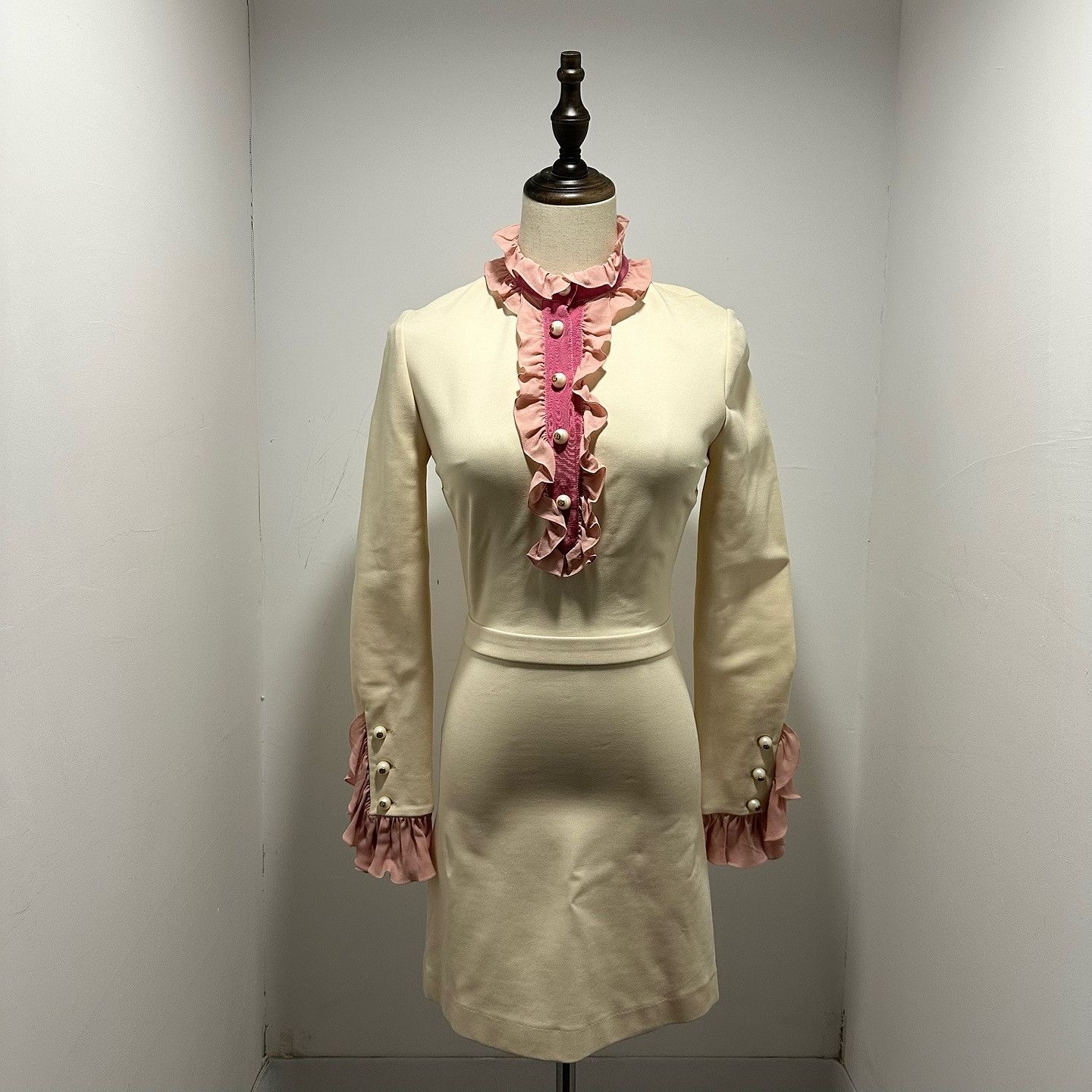 Gucci Gucci Ruffle Trim Mini Dress Size S Size S / US 4 / IT 40 - 7 Thumbnail
