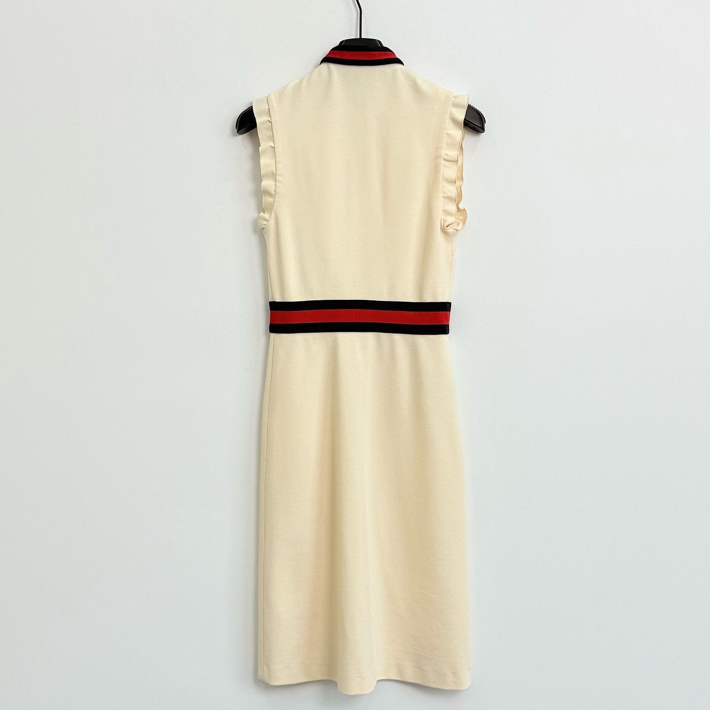 Gucci Gucci Web Trim Sleeveless Dress Size S Size S / US 4 / IT 40 - 2 Thumbnail
