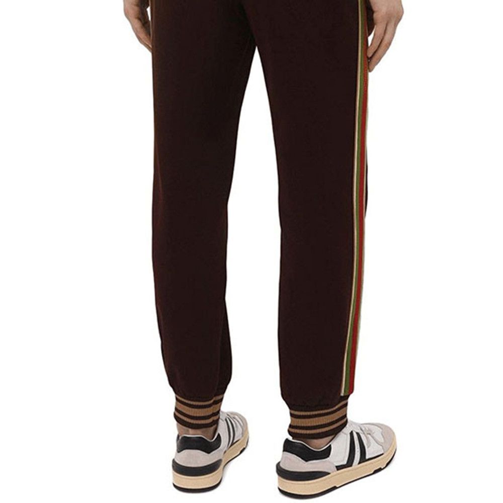 Gucci Gucci Brown Web Stripe Joggers Size S Size US 30 / EU 46 - 10 Thumbnail