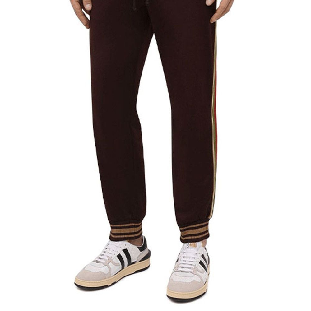 Gucci Gucci Brown Web Stripe Joggers Size S Size US 30 / EU 46 - 9 Thumbnail