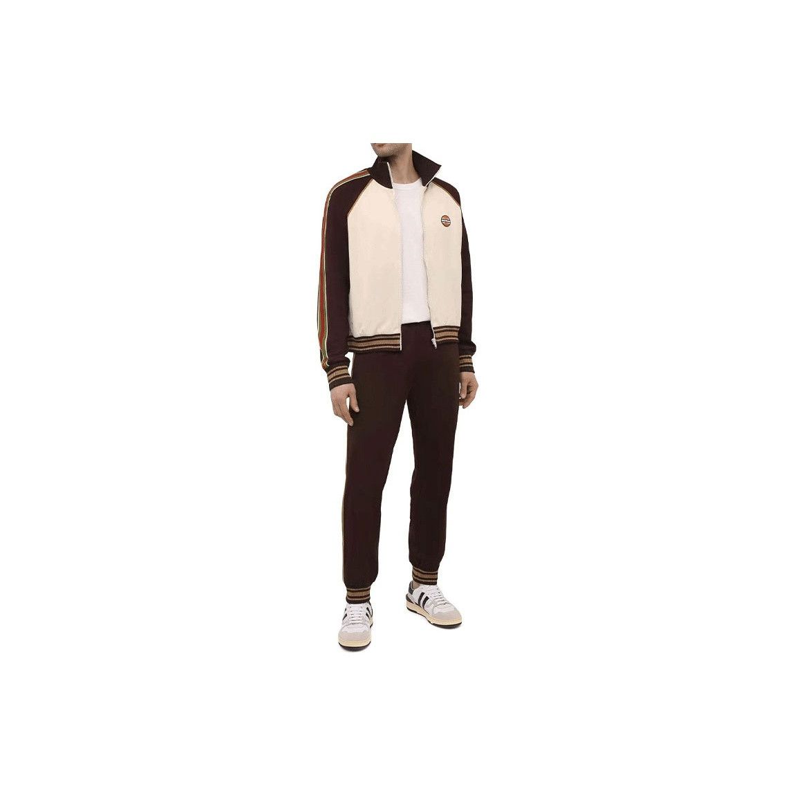 Gucci Gucci Brown Web Stripe Joggers Size S Size US 30 / EU 46 - 6 Thumbnail