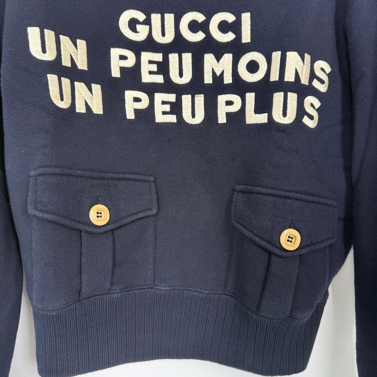 Gucci Gucci Un Peu Moins Un Peu Plus Sweatshirt Size S Size S / US 4 / IT 40 - 6 Thumbnail