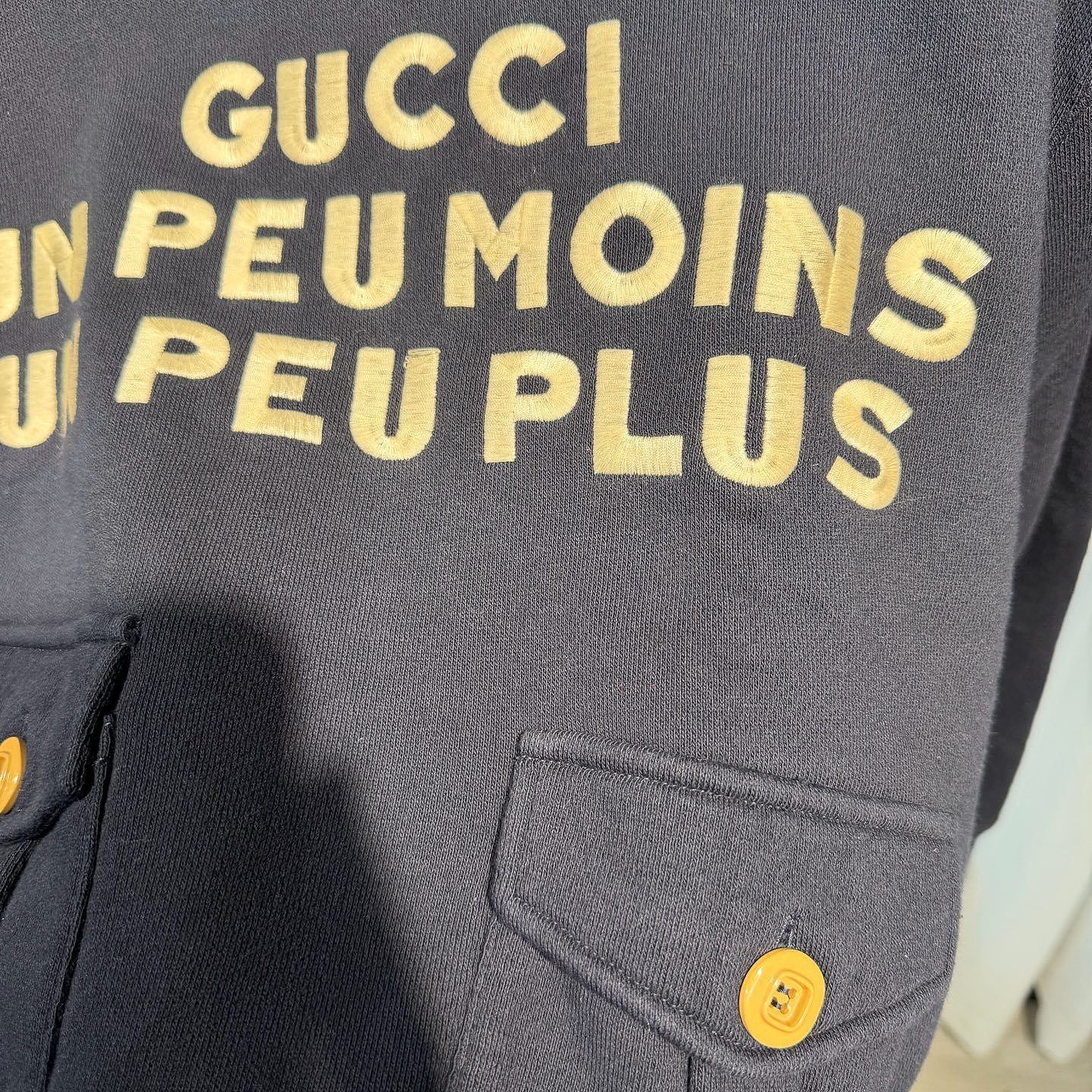 Gucci Gucci Un Peu Moins Un Peu Plus Sweatshirt Size S Size S / US 4 / IT 40 - 5 Thumbnail