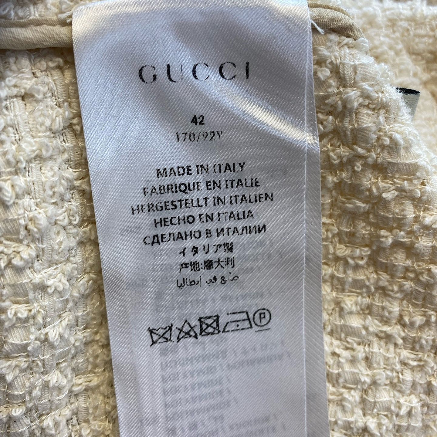 Gucci Gucci V-Neck Stripe Trim Knit Mini Dress Size 42 Size M / US 6-8 / IT 42-44 - 4 Thumbnail