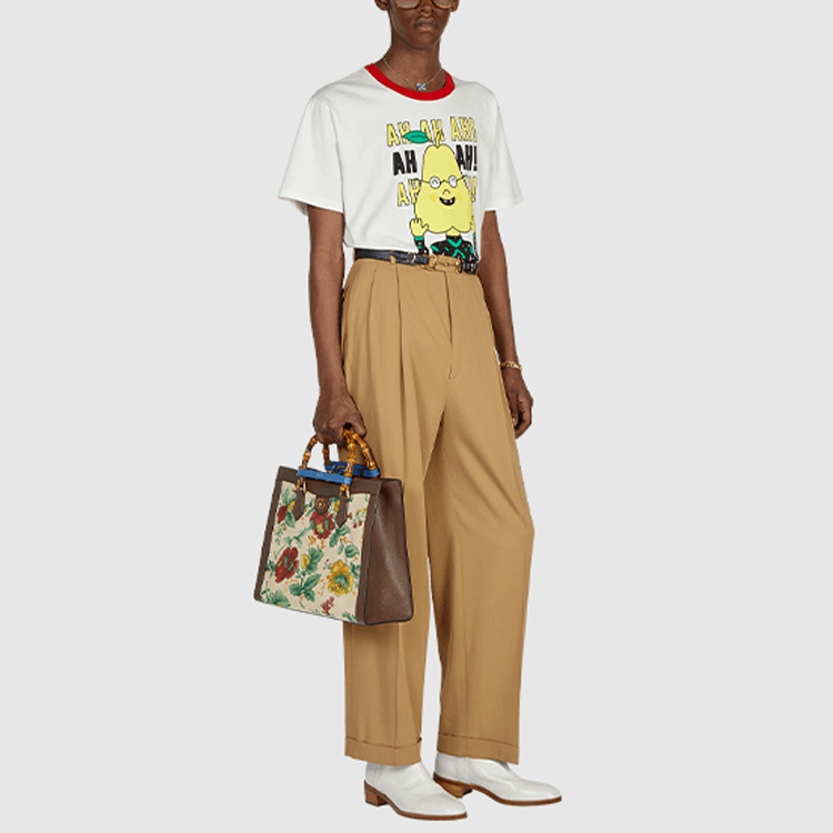 Gucci Gucci Pear Print T-Shirt Size XS Size US XS / EU 42 / 0 - 9 Thumbnail