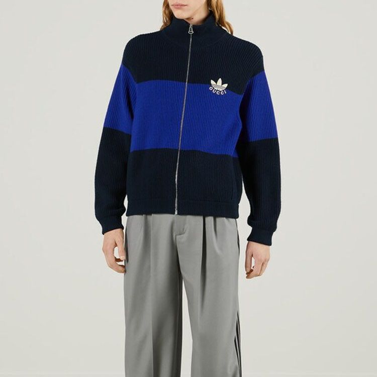 Gucci Gucci x adidas Originals Zip-Up Sweater Size M Size US M / EU 48-50 / 2 - 9 Thumbnail