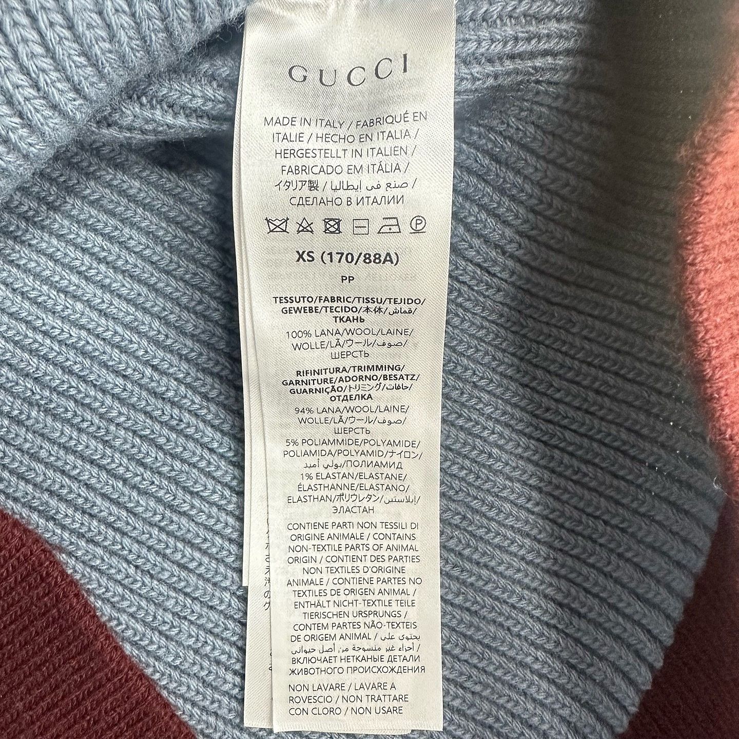Gucci Gucci Ribbed Wool Cardigan Size XS Size US XS / EU 42 / 0 - 4 Thumbnail