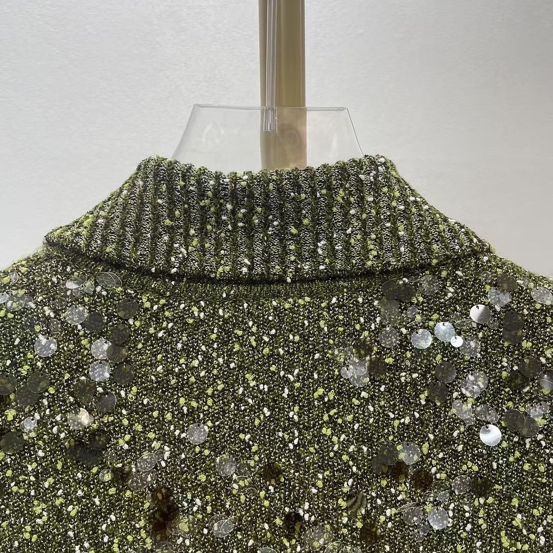 Gucci Gucci Sequined Polo Button Up Shirt Size S Size S / US 4 / IT 40 - 8 Thumbnail